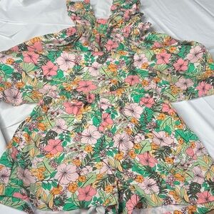 Copper Key Kids Floral Set - Pink, Green, Yellow